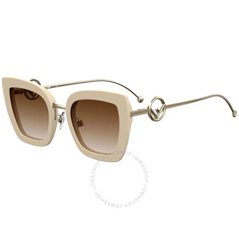 fendi 0408|Fendi Brown Gradient Oversized Ladies Sunglasses .